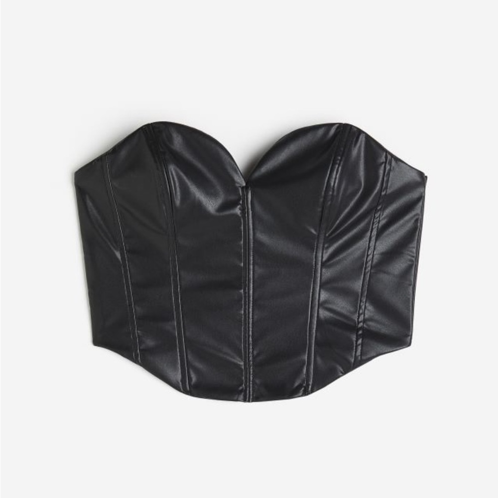 Vegan Leather Corset